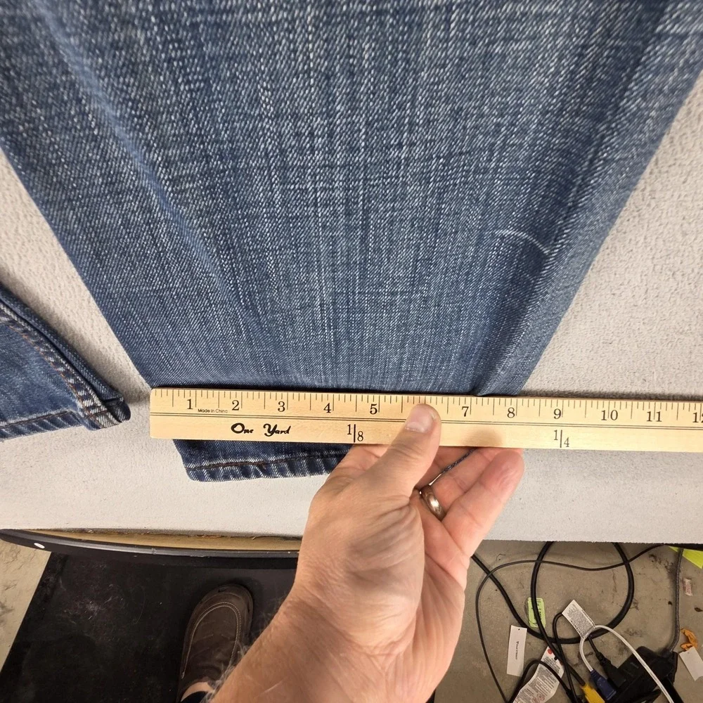Vintage Levis Engineered Jeans Mens Blue Button Fly Medium Wash Fits 32x30